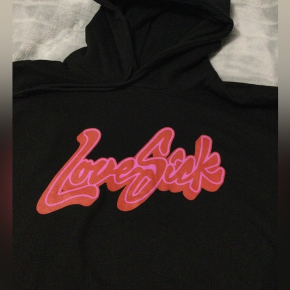 Don Toliver Love Sick Spring Tour 2023 Dates 2 sided Hoodie Black Size XL - Picture 2 of 6